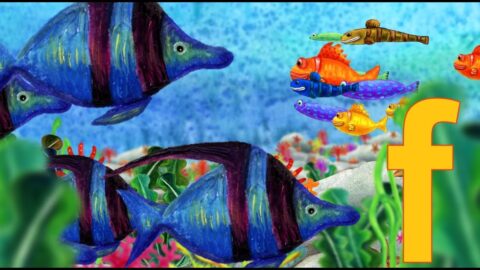 Learn the ABCs in Lower-Case: “f” is for fish and frog