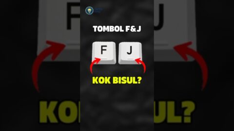 Kenapa Tombol F Dan J di Keyboard ada Tonjolan?