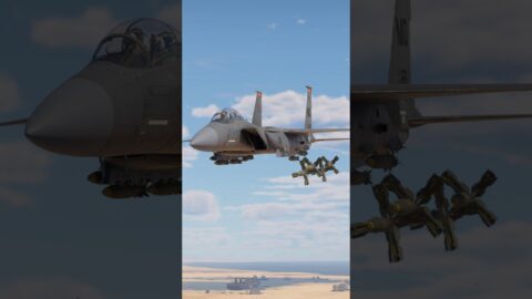 F-15 Strike Eagle Completely Erases Enemy Ground Targets